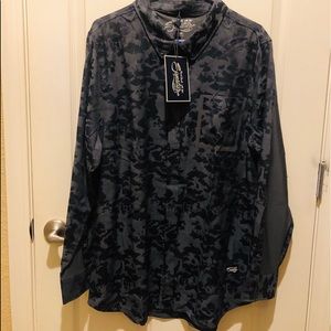 Red Bull Signature Series Camo Button Down Shirt